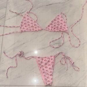 Frankie's Bikinis Light Pink Swimwear